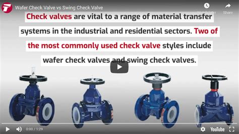 Wafer Check Valve Vs Swing Check Valve Tvi Valves