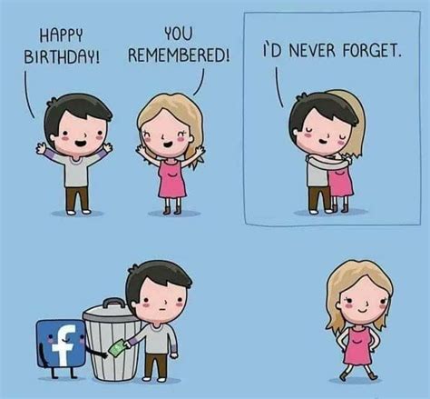 Happy Birthday You Remembered Facebook Payoff Funny Love Images