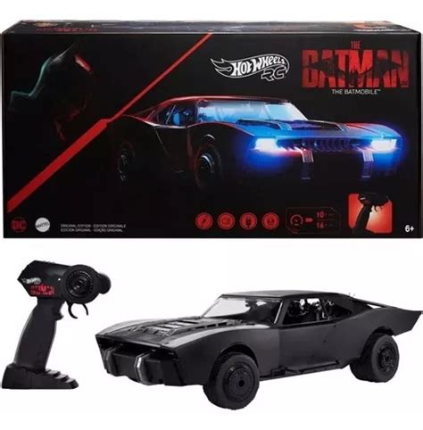 Hot Wheels O BATMAN O BATMÓVEL RC Mattel O Batman 1 10 preto MercadoLivre