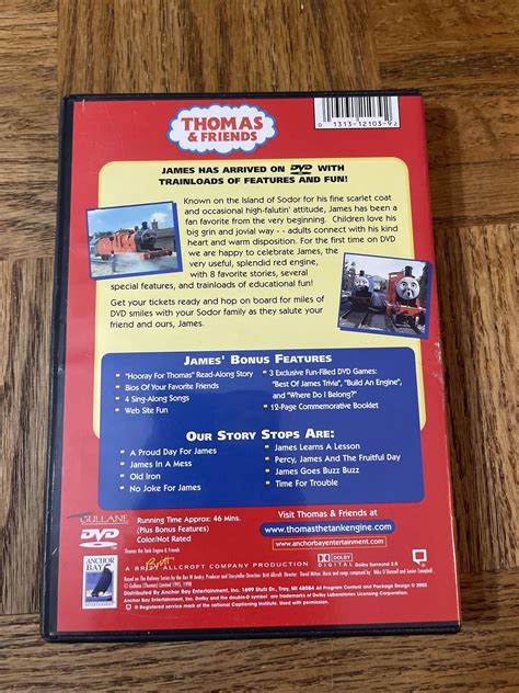 Thomas And Friends Best Of James Dvd 13131210392 Ebay