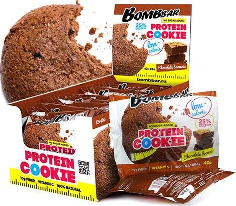 BombBar Protein Cookie Low Calorie - цена: 110 руб. — купить ...