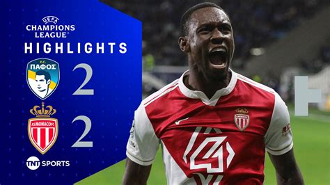 Pafos Fc X As Monaco - Pafos FC 2-2 AS Monaco: UEFA Champions League highlights as David Luiz ...