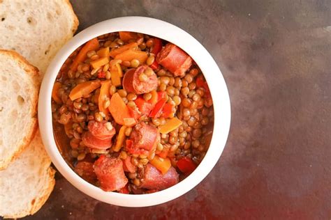 Traditional Spanish Chorizo And Lentil Stew The Bean Bites