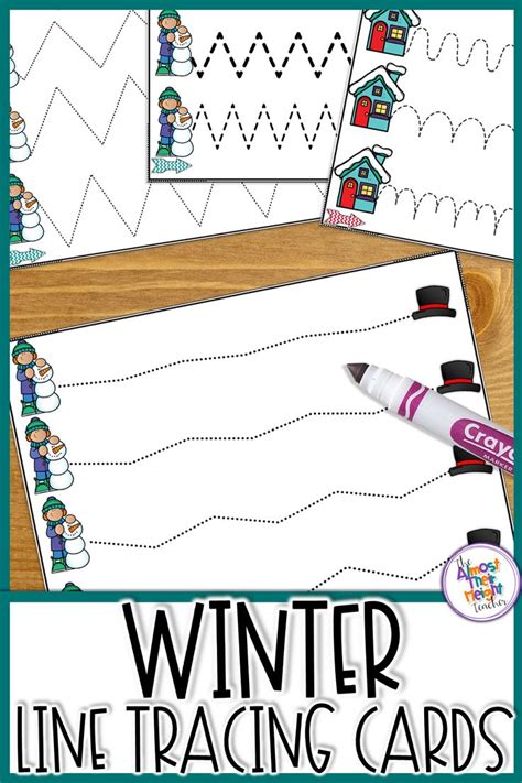 Tracing Lines for Pre Writing and Fine Motor Skill Development - WINTER ... 