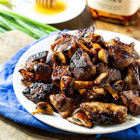 Honey Bourbon Steak Tips Spicy Southern Kitchen