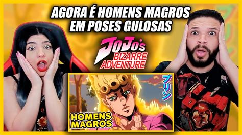 Homens Magros Em Poses Gulosas Vento De Ouro Purin React Youtube