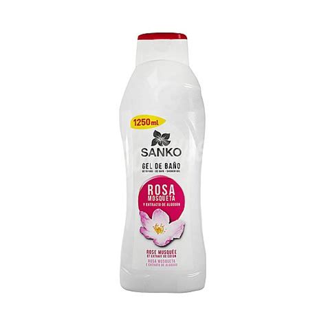 Sanko Sanko Gel de baño o ducha con aceite de rosa mosqueta y extracto