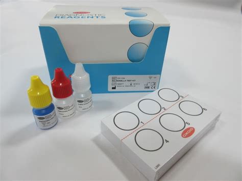 Salmonella Test Kit Using Latex Agglutination