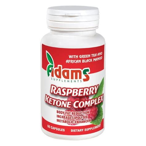 Raspberry Ketone Complex Cetona Din Zmeura 60 Capsule De La Adams