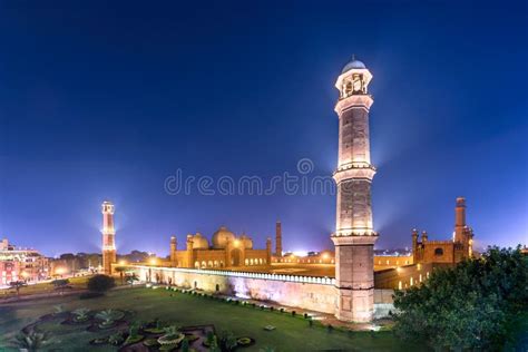 Badshahi Mosque Lahore Pakistan Stock Photo - Image of city, aerial ...