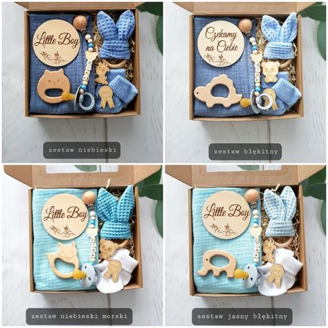 Prezent Na Baby Shower Narodziny Dziecka Gift Box Podd Bice Kup