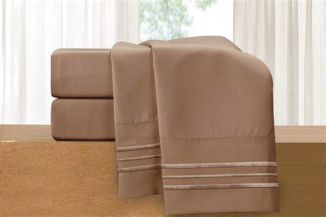 Elegant Comfort Juego de sábanas de Lujo de 4 Piezas Ropa de Cama de