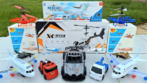 Menemukan Dan Unboxing Mainan Pesawat Terbang Fly Helicopter Rc Rc