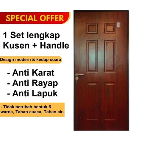 Jual PAKET FULL SET Pintu UTAMA Kusen Set Pintu Kamar Pintu Ruang