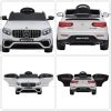 Homcom Mercedes Benz Amg Voiture V Hicule Lectrique Enfant V Blanc