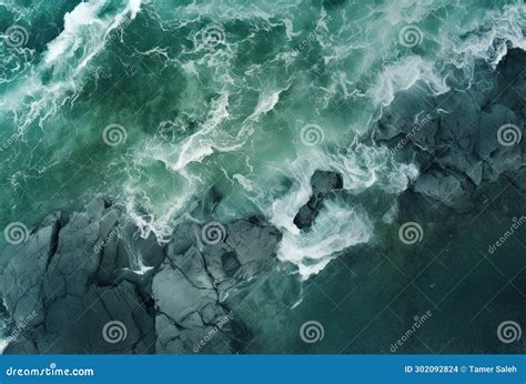 Open Ocean Waves Background Stock Photo - Image of marine, shoreline ...