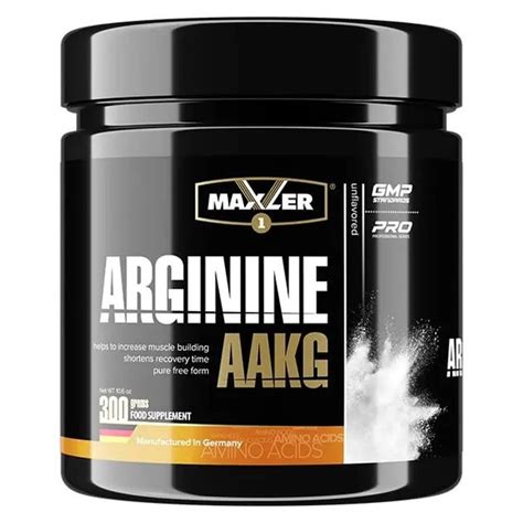 Аргинин Maxler Arginine AAKG 300 g купить на OZON по низкой цене ...
