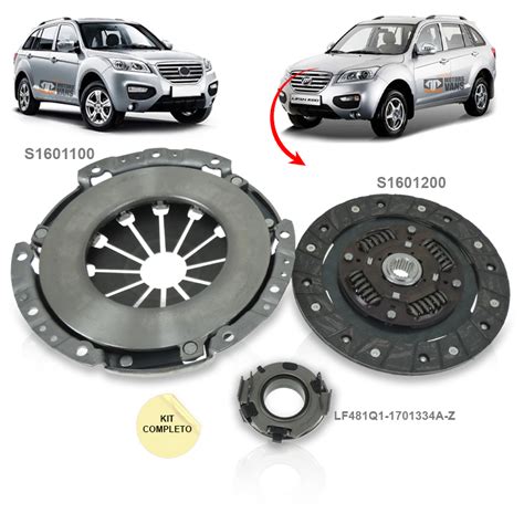 KIT EMBREAGEM LIFAN X60 1.8 16V RÉ PRA TRÁS 2014 2015 COMPLETO ...
