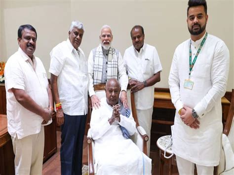 Deve Gowda Met Pm Modi Before Seat Sharing Kumaraswamy Said