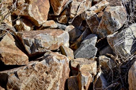 Rock Pile In The Desert Free Stock Photo Public Domain Pictures