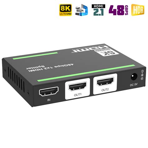 HDMI разветвитель на 2 / Dr.HD SP 128 SL / 8K / HDMI 2.1 от магазина ...