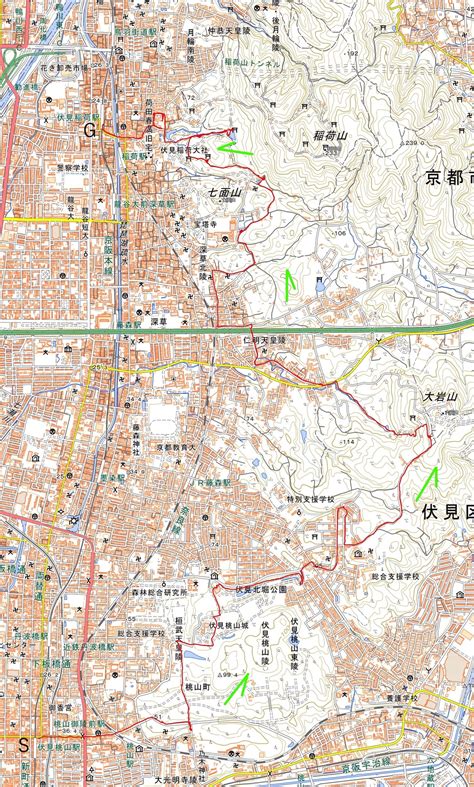 京都一周トレイル1（東山コース1） 野へ山へ