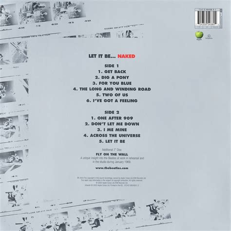 The Beatles Illustrated Let It Be Naked The Beatles