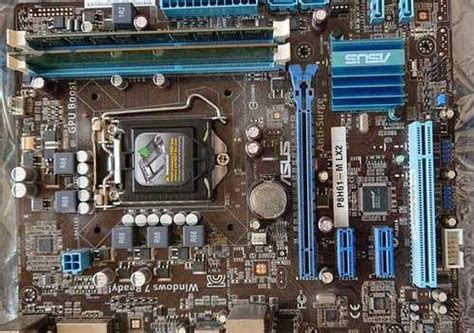 Материнская плата, Asus p8h61-m lx2 Москва | Комьютерные аксессуары и ...