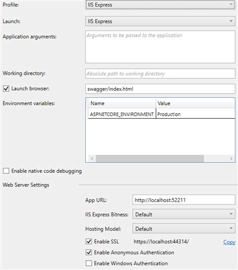 C Running A Published Version Of An Asp Net Core From The Cli