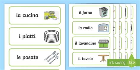 La Cucina Parole Illustrate L Insegnante Ha Fatto Twinkl