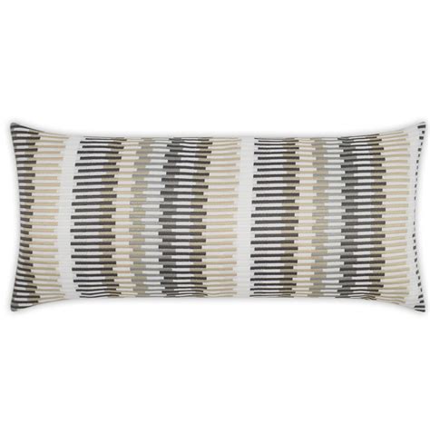 D V Kap Sunfun Stripe Lumbar Outdoor Decorative Throw Pillow Perigold