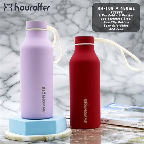 Promo Houroffer Botol Tumbler Rh Doff Color Stainless Hot Cold Ml Pink Kota Bogor