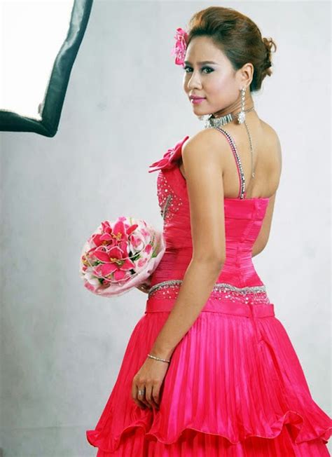 Myanmar Girl Moe Htet Wint Colorful Myanmar Model