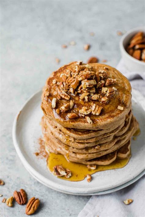 Easy Fluffy Pecan Pancakes Jar Of Lemons