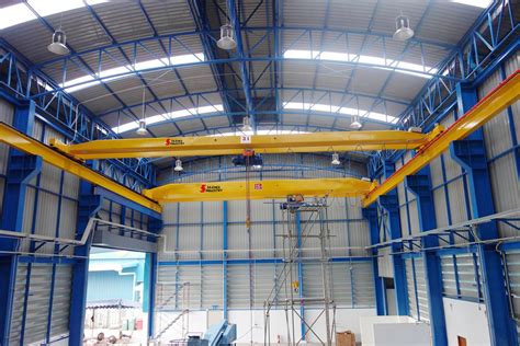 Electric Overhead Travelling Crane Ton Bridge Crane Low Power