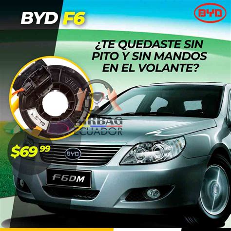 Cinta Pito Volante Byd F6 AIRBAG ECUADOR