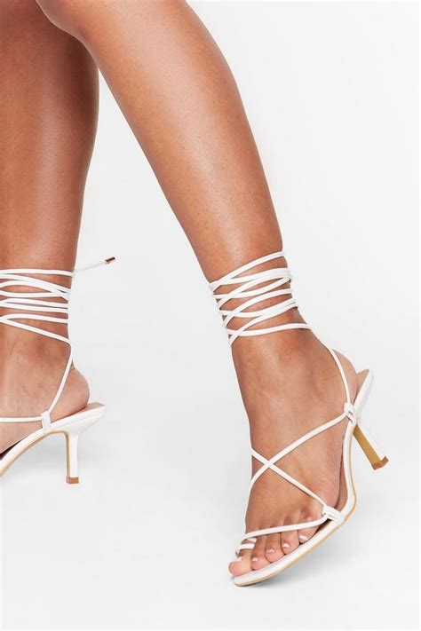 Strappy Lace Up Kitten Heels Heels Strappy Heels Heels Shopping