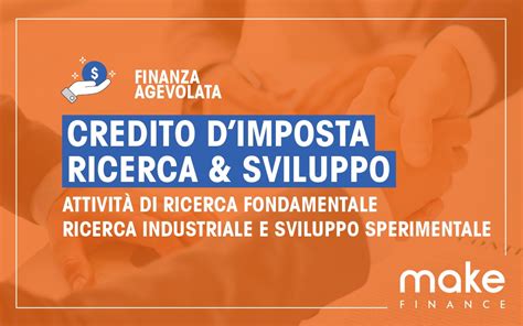 Credito Dimposta Ricerca E Sviluppo