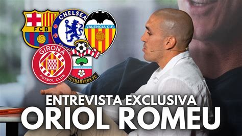 Entrevista Exclusiva Con Oriol Romeu BarÇa Premier League Girona