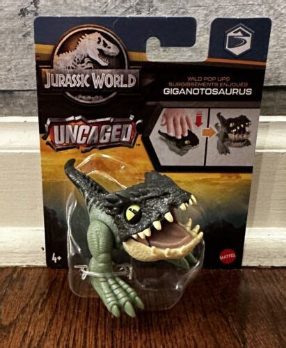 Jurassic World Uncaged Giganotosaurus Wild Pop Ups Brand New