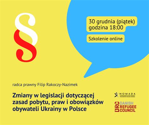 Szkolenie zmiany w legislacji dotyczącej obywateli ek Ukrainy w Polsce