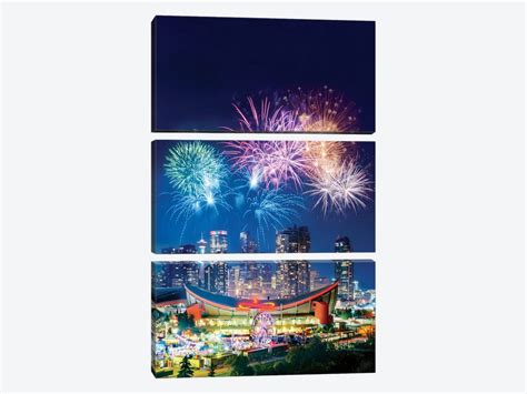 Fireworks Stampede Calgary Canvas Art by Susanne Kremer | iCanvas