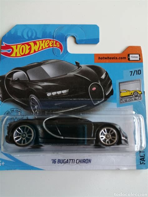 Hot Wheels Bugatti Chiron Negro Hot W Comprar Coches En Miniatura A Otras Escalas En