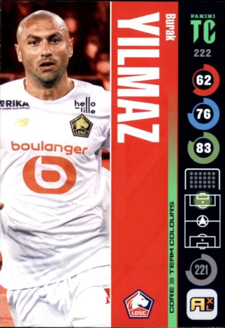 Panini Top Class Trading Card Burak Y Lmaz Teams