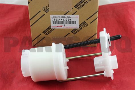 7702433090 PLACA ORIGINAL TOTOYOTA SUB-ASSY, SUCCIÓN DE COMBUSTIBLE ...