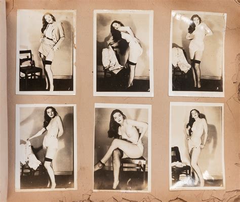 Lot Detail PIN UP EROTICA Scrapbook of over nude and risqué p