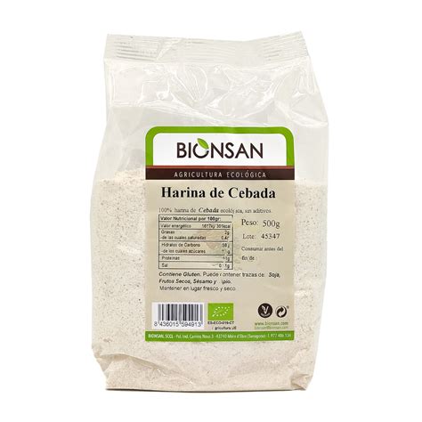 Harina de Cebada Ecológica de Proximidad 500gr Bionsan Bionsan