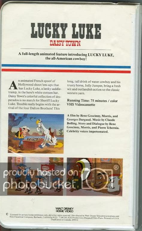 Lucky Luke Rare Disney Vhs Releases Dvdizzy Forum