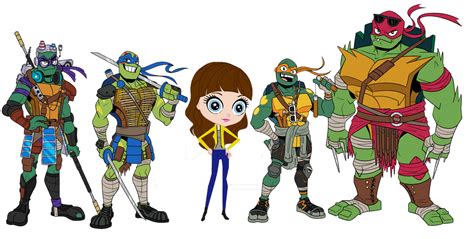 tmnt 2014 movie main characters animated style by matiascaroplaza on DeviantArt