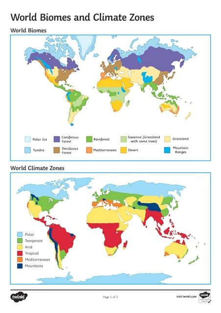 World Climate Zones Word Search Puzzle Worksheet Activity PDF ...